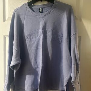 Women's Light Purple Crewneck Sweater